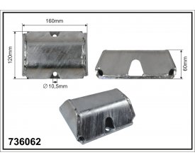 Отбойник металл Krone 160х120х60 736062   1137