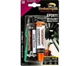 Technicqll E-143 Клей эпоксидный металлический 2x20ml тюбик Technicqll E-143 Клей эпоксидный металлический 2x20ml тюбик