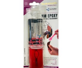 Technicqll E-358 Клей эпоксидный прозрачный 1мин 2x12ml шприц Technicqll E-358 Клей эпоксидный прозрачный 1мин 2x12ml шприц