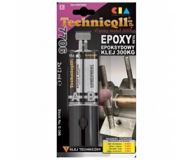 Technicqll E-396 Клей эпоксидный металлический 2x12ml шприц Technicqll E-396 Клей эпоксидный металлический 2x12ml шприц