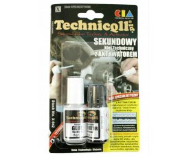 Technicqll X-942 Клей секундный технический цианоакриловый активатор 8g+8ml флакон Technicqll X-942 Клей секундный технический цианоакриловый активатор 8g+8ml флакон