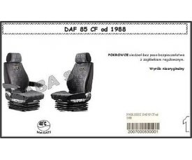 Чехол DAF 85CF от 1988 1701 Чехол DAF 85CF от 1988 1701