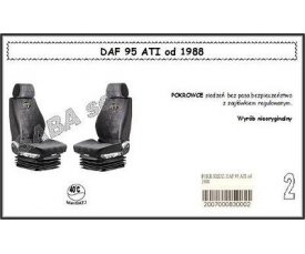 Чехол DAF 95ATI от 1988 1702 Чехол DAF 95ATI от 1988 1702