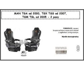 Чехол MAN TGA с 2000, TGX, TGS от 2007, TGM, TGL от 2005, 2ремня 1707 Чехол MAN TGA с 2000, TGX, TGS от 2007, TGM, TGL от 2005, 2ремня 1707