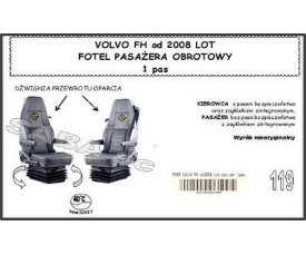Чехол VOLVO FH от 2008, сиденья-вертушки, 1ремень 1747