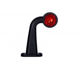 LD 724L Выносной габаритно-контурный фонарь HOR 69 2 LED длинный рожок левый белый/красный   2функции: позиционный зад/позиционный перед 50724