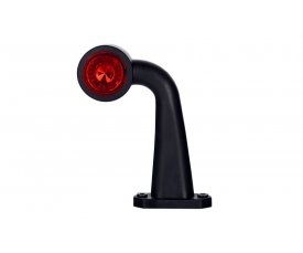 LD 724P Выносной габаритно-контурный фонарь HOR 69 2 LED длинный рожок прав белый/красный   2функции: позиционный зад/позиционный перед 50725