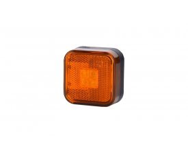 LD 097 Габаритно-контурный фонарь HOR 24 4 LED квадратный с отражателем оранжевый 2функции: габарит боковой/светоотражатель 5097 LD 097 Габаритно-контурный фонарь HOR 24 4 LED квадратный с отражателем оранжевый 2функции: габарит боковой/светоотражатель 5097