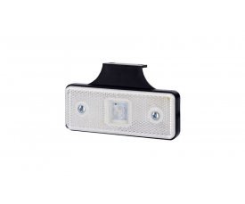 LD 160 Габаритно-контурный фонарь HOR 42 1 LED с отражателем с кронштейном белый   2функции: позиционный перед/светоотражатель 5160