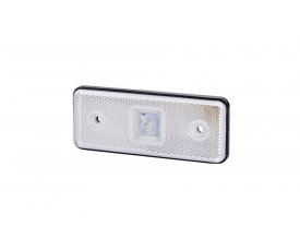 LD 160/4 Габаритно-контурный фонарь HOR 42 1 LED резиновый корпус с отражателем белый   2функции: позиционный перед/светоотражатель 5164