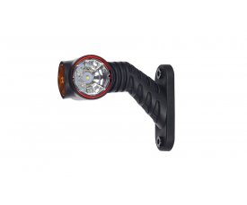 LD 2180 Выносной габаритно-контурный фонарь HOR 77 4 LED рожок под углом короткий правый   3функции: габарит боковой/позиционный зад/позиционный перед 52180