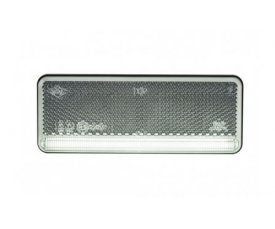 LD 2430 Габаритный фонарь SLIM XS HOR 92 3 LED белый   2функции: позиционный перед/светоотражатель 52430