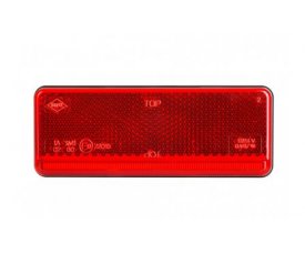 LD 2433 Габаритный фонарь SLIM XS HOR 92 3 LED красный   2функции: позиционный зад/светоотражатель 52433