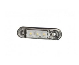 LD 2438 Габаритный фонарь SLIM HOR 95 3 LED белый   функция: позиционный перед 52438