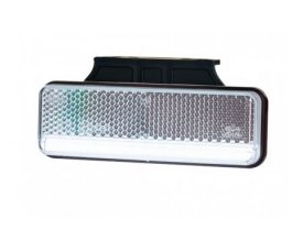 LD 2519 Габаритный фонарь SLIM XS HOR 93 3 LED белый   2функции: позиционный перед/светоотражатель 52519