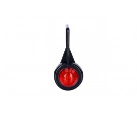 LD 368L Выносной габаритный фонарь HOR 51 2 LED рожок прямой короткий левый красный/белый   2функции: позиционный зад/позиционный перед 5368