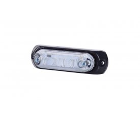 LD 377 Габаритно-контурный овальный фонарь EMA 32 3 LED с резиновой подкладкой белый   функция: позиционный перед 5377
