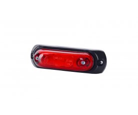 LD 379 Габаритно-контурный овальный фонарь EMA 32 3 LED с резиновой подкладкой красный   функция: позиционный зад 5379