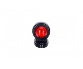 LD 465 Выносной габаритный фонарь HOR 51 2 LED рожок прямой короткий овальная подставка красный/белый 2функции: позиционный зад/позиционный перед 5465 LD 465 Выносной габаритный фонарь HOR 51 2 LED рожок прямой короткий овальная подставка красный/белый 2функции: позиционный зад/позиционный перед 5465