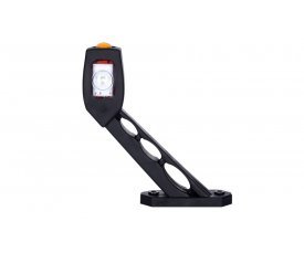 LD 518L Выносной габаритный фонарь HOR 53 3 LED рожок под углом длинный левый красный/белый/оранжевый   3функции: габарит боковой/позиционный зад/позиционный перед 5518