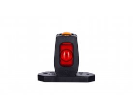 LD 534 Выносной габаритный фонарь HOR 53 3 LED рожок прямой короткий красный/белый/оранжевый   3функции: габарит боковой/позиционный зад/позиционный перед 5534