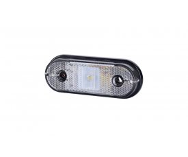 LD 632 Габаритно-контурный фонарь HOR 61 1 LED с отражателем на шурупах белый   2функции: позиционный перед/светоотражатель 5632
