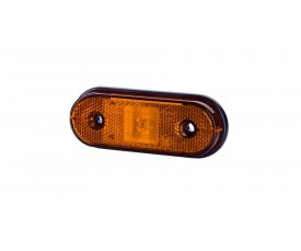 LD 633 Габаритно-контурный фонарь HOR 61 1 LED с отражателем на шурупах оранжевый   2функции: габарит боковой/светоотражатель 5633