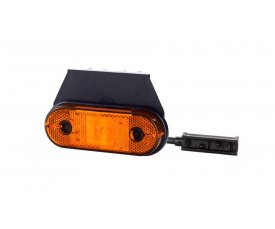 LD 650 Габаритно-контурный фонарь HOR 61 1 LED с отражателем с кронштейном оранжевый   2функции: габарит боковой/светоотражатель 5650