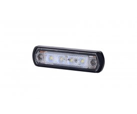 LD 675 Габаритно-контурный фонарь HOR 65 4 LED резиновый корпус белый   функция: позиционный перед 5675