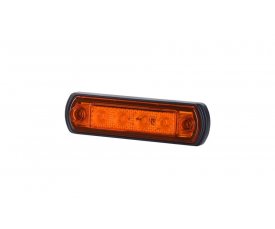 LD 676 Габаритно-контурный фонарь HOR 65 4 LED резиновый корпус оранжевый   функция: габарит боковой 5676