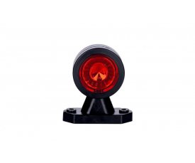 LD 721 Выносной габаритно-контурный фонарь HOR 69 2 LED короткий прямой рожок белый/красный   2функции: позиционный зад/позиционный перед 5721