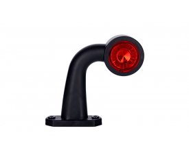 LD 723L Выносной габаритно-контурный фонарь HOR 69 2 LED короткий рожок левый белый/красный   2функции: позиционный зад/позиционный перед 5723