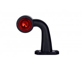LD 723P Выносной габаритно-контурный фонарь HOR 69 2 LED короткий рожок правый белый/красный   2функции: позиционный зад/позиционный перед 5724