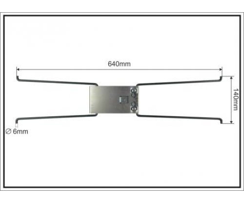 Шарнір тент-штори SCHMITZ 640mm OE1119869 736129 13005 Шарнір тент-штори SCHMITZ 640mm OE1119869 736129 13005