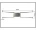 Шарнір тент-штори SCHMITZ 640mm OE1119869 736129 13005 Шарнір тент-штори SCHMITZ 640mm OE1119869 736129 13005