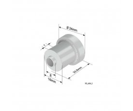 Ролик на тент-штору(Sesam) 609-S OEM 500.000.015 1330 Ролик на тент-штору(Sesam) 609-S OEM 500.000.015 1330