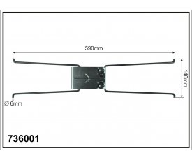 Шарнир тент-шторы SCHMITZ OE334852 736001 13001 Шарнир тент-шторы SCHMITZ OE334852 736001 13001
