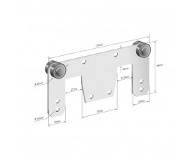 RDE2 Тележка на тент-штору KOGEL-HESTAL OE6607528 735026 13012 RDE2 Тележка на тент-штору KOGEL-HESTAL OE6607528 735026 13012